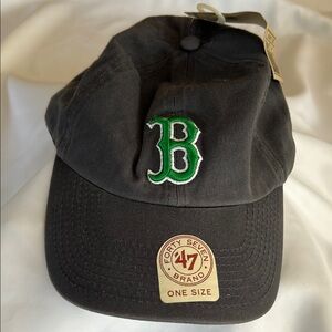 '47 Brand Black Cap with Green Logo